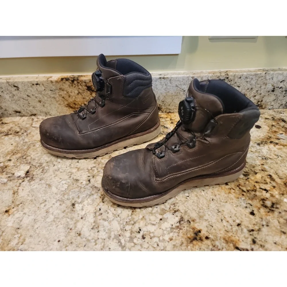 Red Wing Traction Tred lite Men's Boots 2462 Sz 8.5EE BOA Safety Toe Waterproof